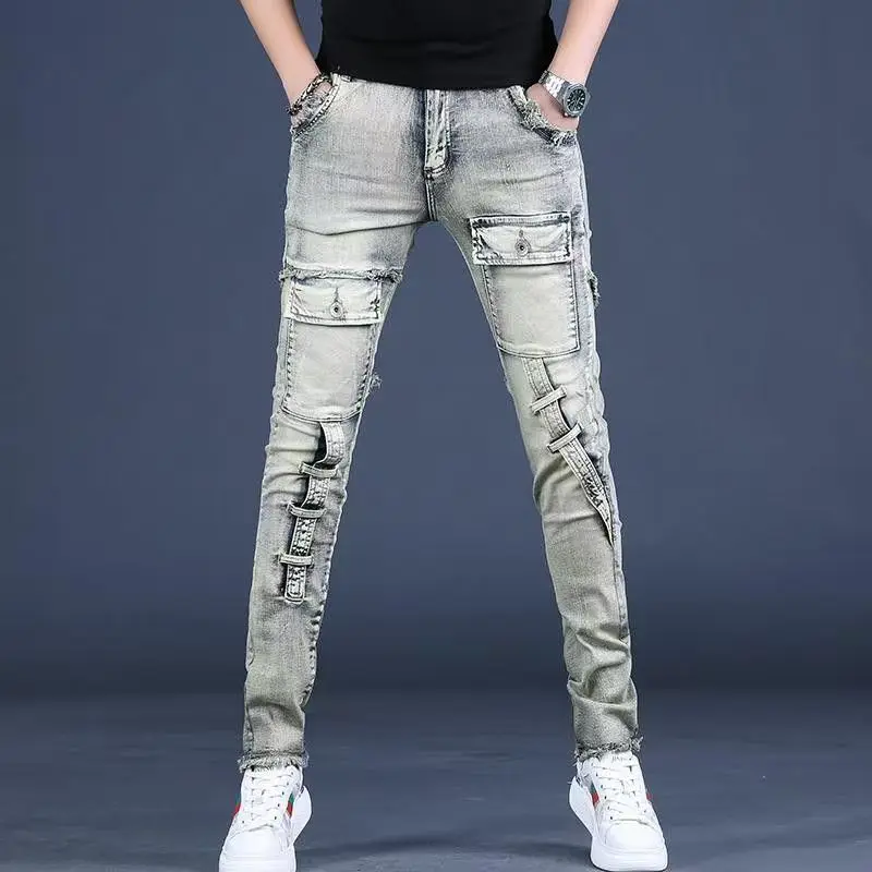 2025 men's Grinding white jeans slim fit jeans men Fashion Classic Denim Skinny Jeans Male men's casual High Quality Trousers
2025 men's Grinding white jeans slim fit jeans men Fashion Classic Denim Skinny Jeans Male men's casual High Quality Trousers