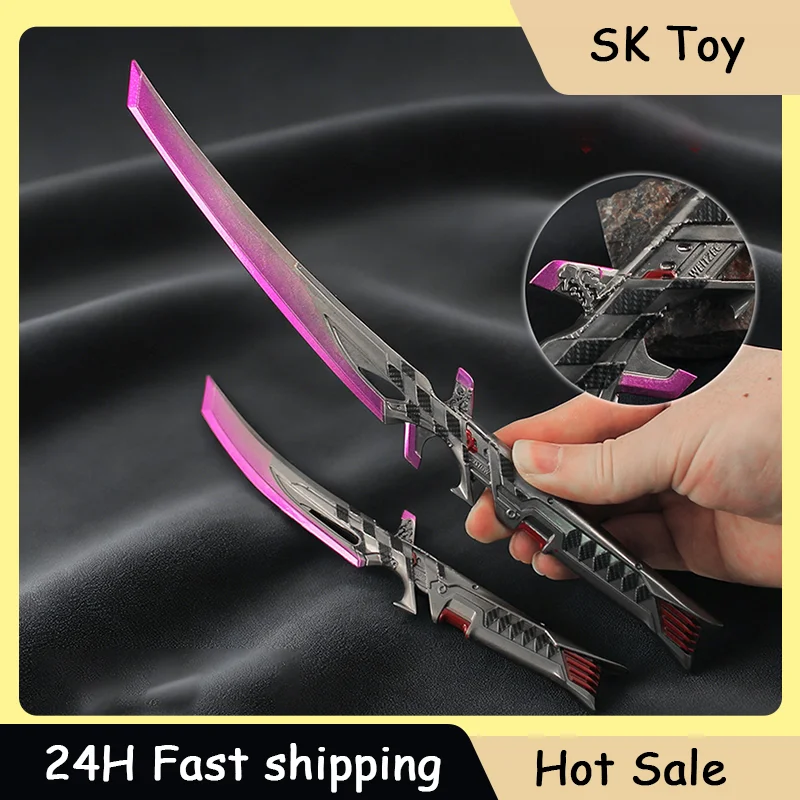 Apex Game Peripherals Final Duet Knife Set Metal Model Alloy Long Knife Ornament Collectible Toy Sword Samurai Katana Gifts
Apex Game Peripherals Final Duet Knife Set Metal Model Alloy Long Knife Ornament Collectible Toy Sword Samurai Katana Gifts