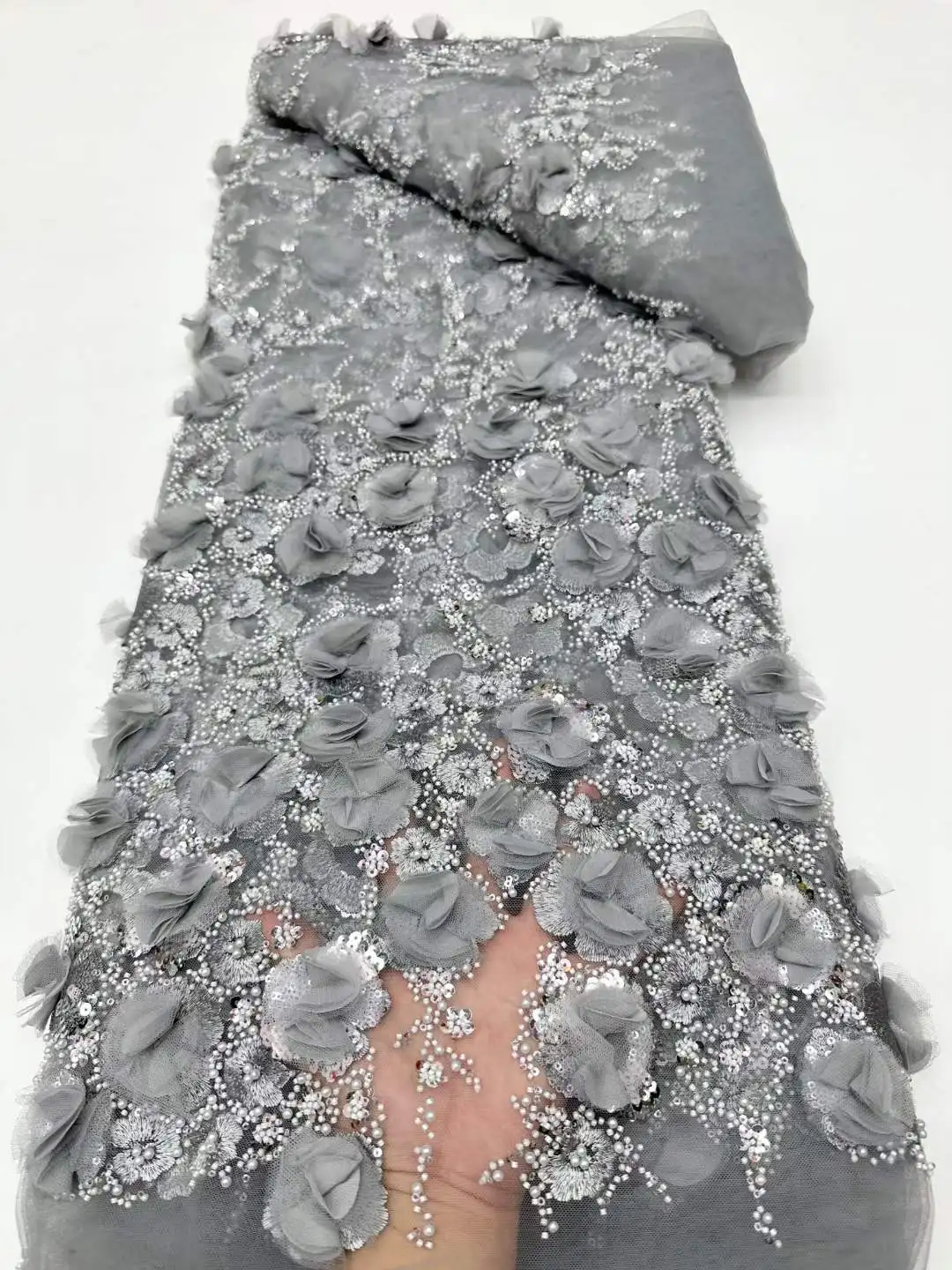 Multicolor African Lace Fabric 2024 High Quality Mesh Embroidery Edge 3D Tulle Flower Nigerian Lace Fabric for Party Dress
Multicolor African Lace Fabric 2024 High Quality Mesh Embroidery Edge 3D Tulle Flower Nigerian Lace Fabric for Party Dress