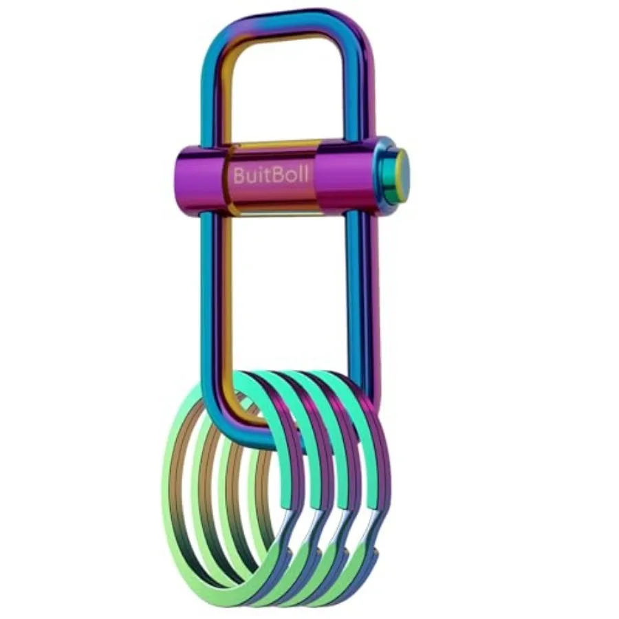 Key Chain, Heavy Duty Lock Key Ring Keychain Clip Key Holder Organizer for Home Car Keys Women Men
Key Chain, Heavy Duty Lock Key Ring Keychain Clip Key Holder Organizer for Home Car Keys Women Men