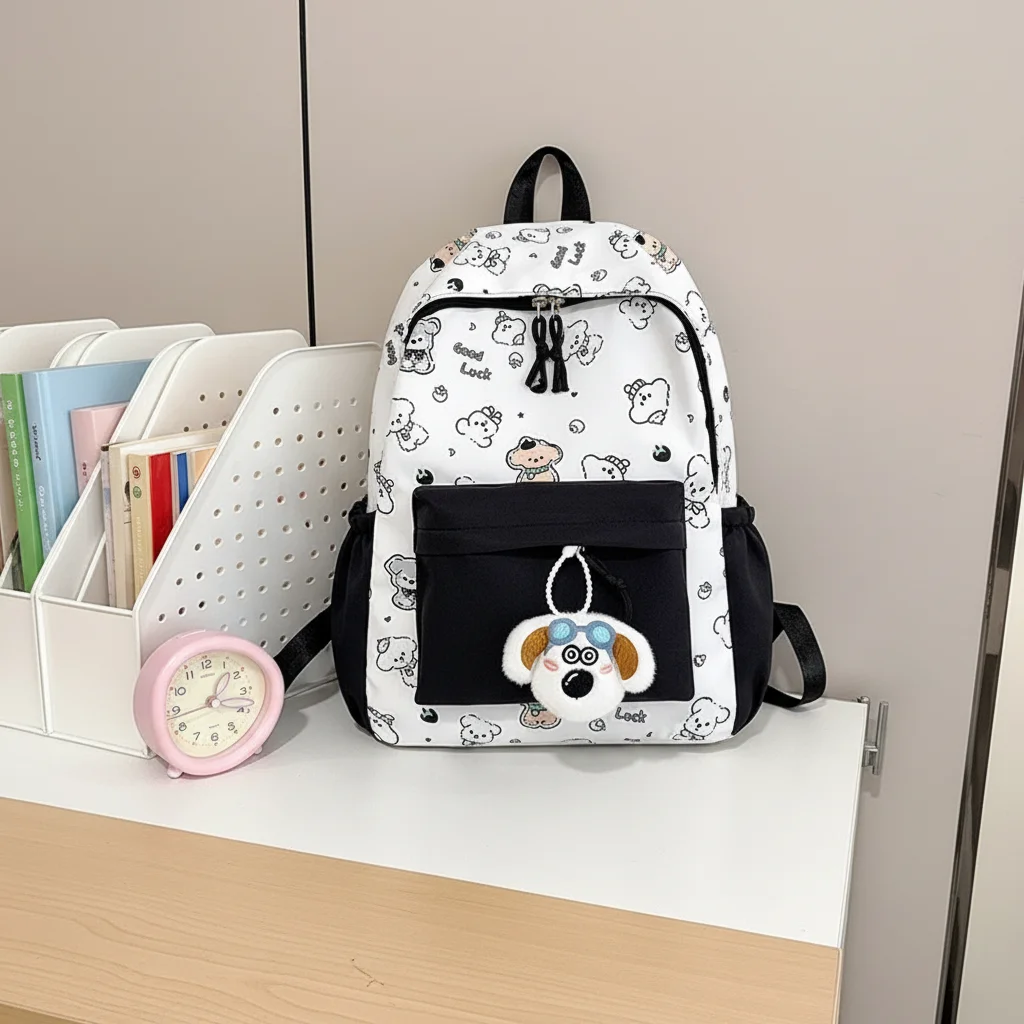 School Style Cartoon Backpack For Teen Girls Durable Waterproof School Bag With Laptop Compartment
School Style Cartoon Backpack For Teen Girls Durable Waterproof School Bag With Laptop Compartment