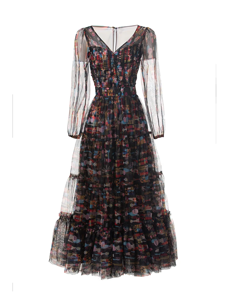 ILYBOOJUN 2024 Summer High Quality Women Dress Bohemian Print Net Yarn Ruched Elastic Waist Single Buckle Ruffle Hem Dresses
ILYBOOJUN 2024 Summer High Quality Women Dress Bohemian Print Net Yarn Ruched Elastic Waist Single Buckle Ruffle Hem Dresses