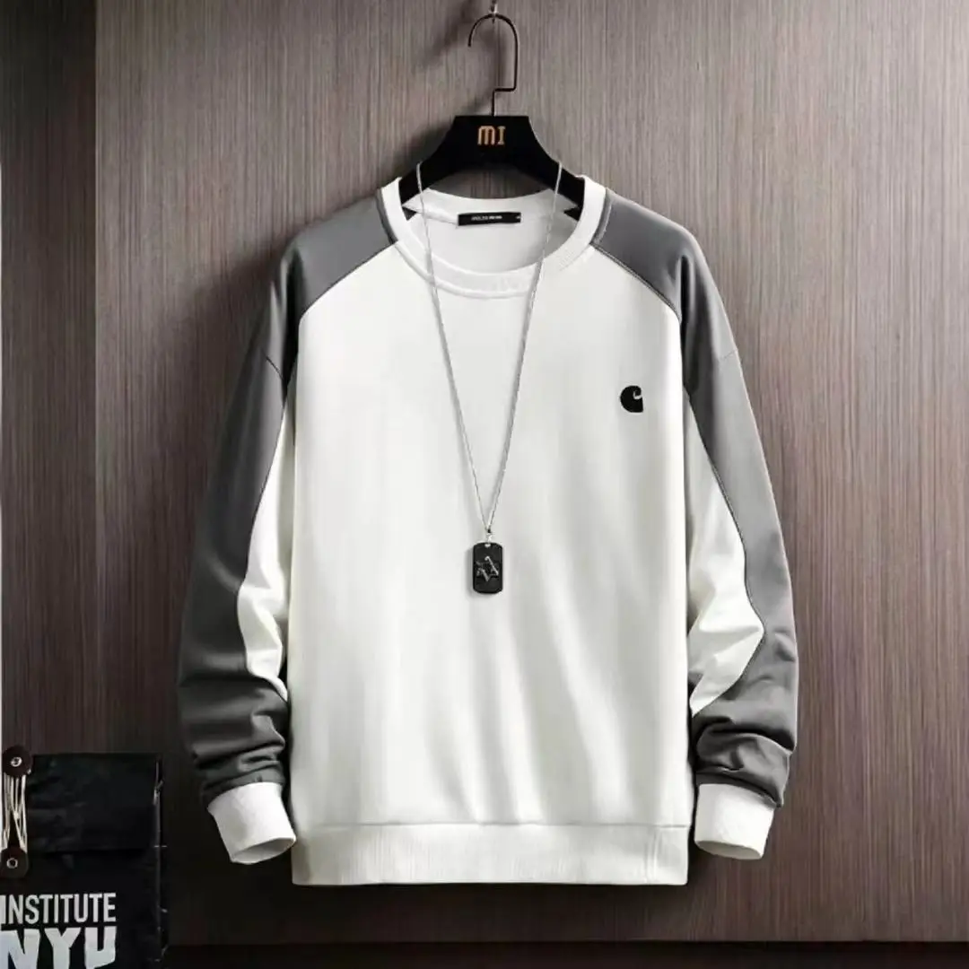 Men's Casual Solid Color Loose Long Sleeve round Neck Hoodie Base Shirt Spring Autumn Sports Wear
Men's Casual Solid Color Loose Long Sleeve round Neck Hoodie Base Shirt Spring Autumn Sports Wear