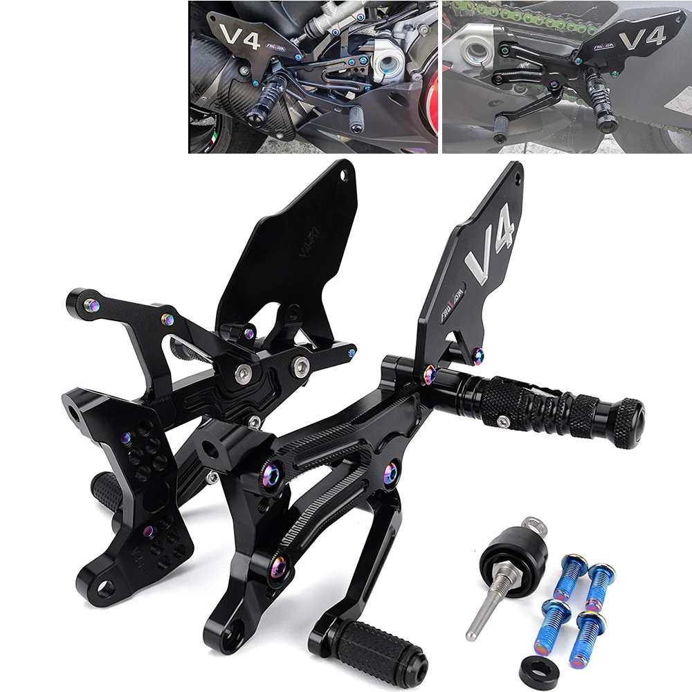 CNC Adjustable Rear Set Rearsets Footrest For Ducati Panigale V4 S V4S 2018 2019 2021 2022
CNC Adjustable Rear Set Rearsets Footrest For Ducati Panigale V4 S V4S 2018 2019 2021 2022