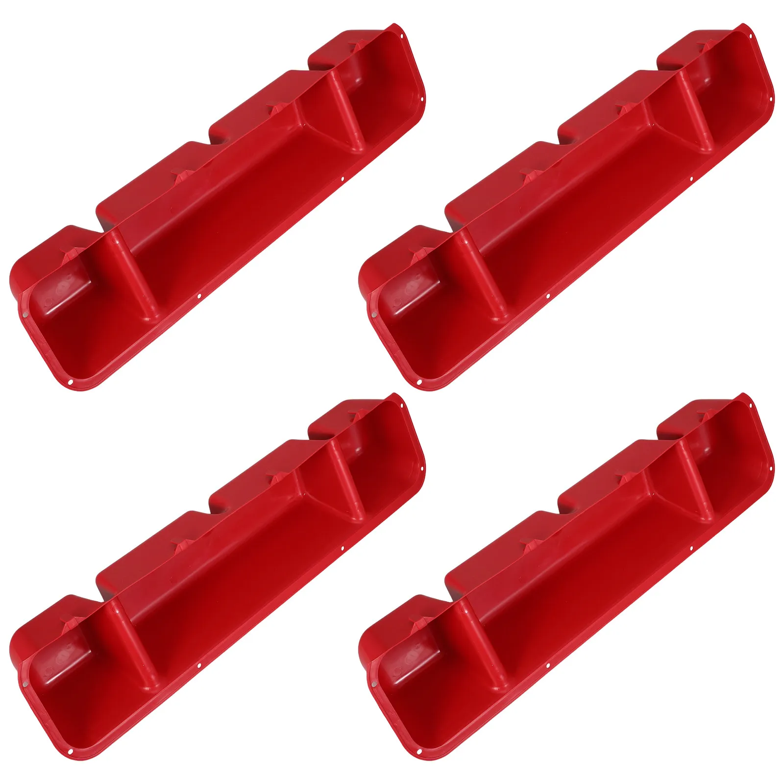 4Pcs Long Trough Feeder Hanging Cage Feeder for Goats Sheep Chickens Ducks Small Livestock Barn Pen Aviary Feed Trough Waterer
4Pcs Long Trough Feeder Hanging Cage Feeder for Goats Sheep Chickens Ducks Small Livestock Barn Pen Aviary Feed Trough Waterer