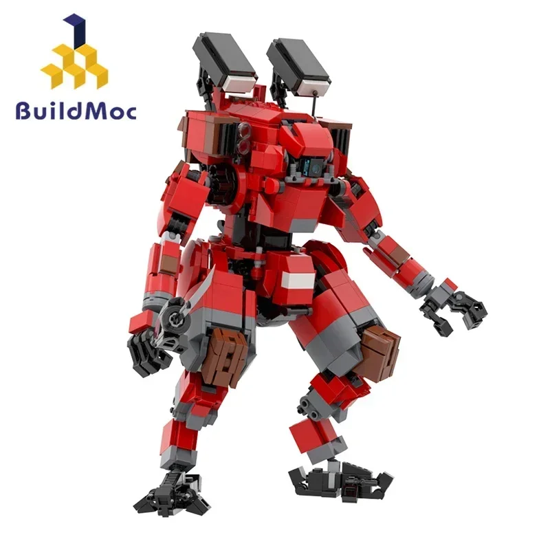 BuildMoc Vanguarded-class Titan MOB-1316 Building Blocks Set For Titanfall Robot Bricks Toy For Children Kid Birthday Xmas Gifts
BuildMoc Vanguarded-class Titan MOB-1316 Building Blocks Set For Titanfall Robot Bricks Toy For Children Kid Birthday Xmas Gifts