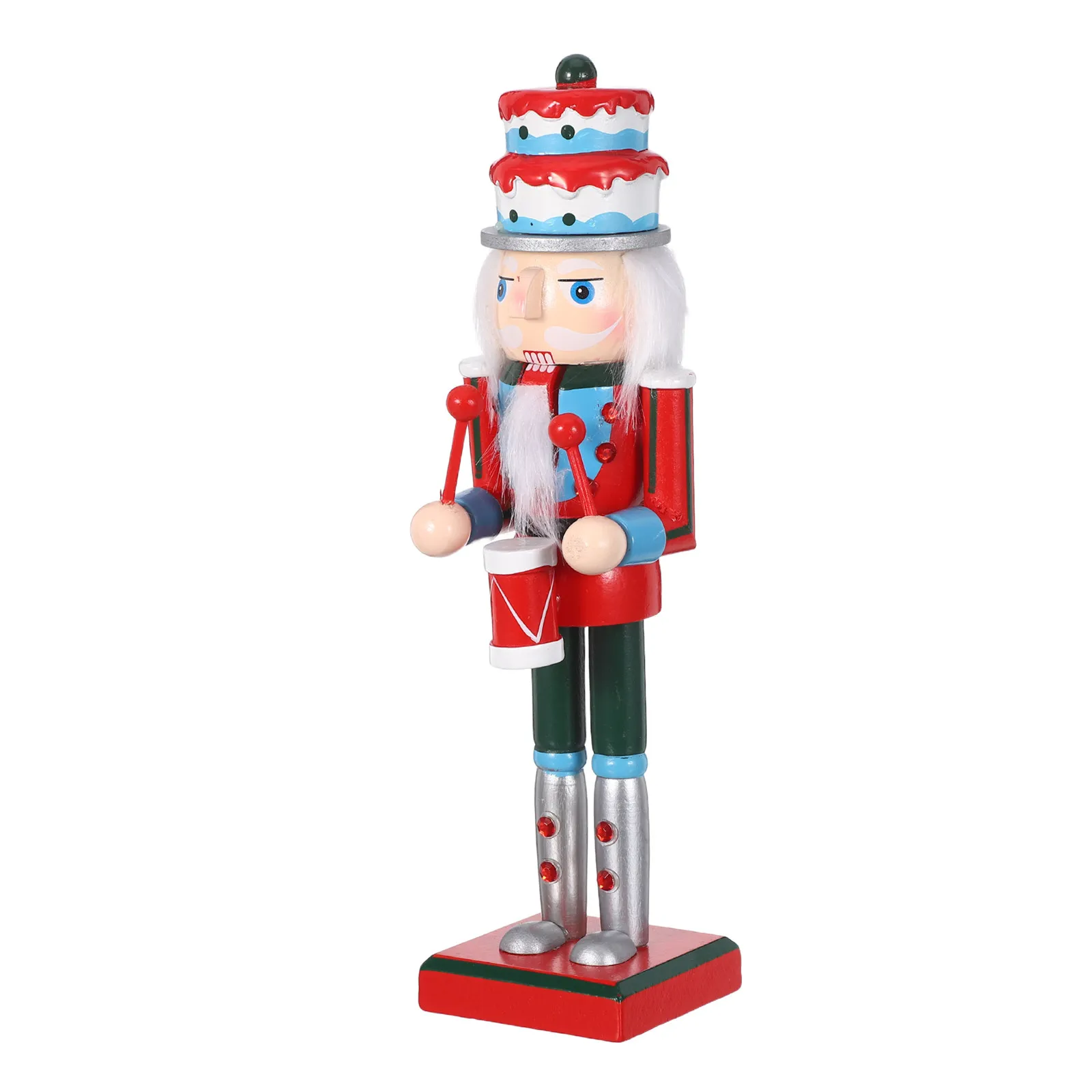 Wood Nutcracker Soldier Christmas Ornament Hand-Carved Traditional Holiday Tabletop Decor Festive Christmas Nutcracker
Wood Nutcracker Soldier Christmas Ornament Hand-Carved Traditional Holiday Tabletop Decor Festive Christmas Nutcracker