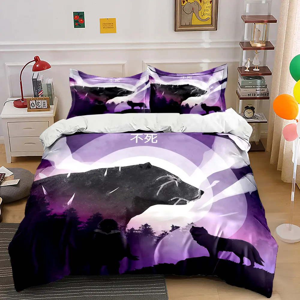 "Wildlife Themed Art Set" Soft Comfortable Duvet Cover Bedding Set Included 1*Duvet Cover & 2*Pillowcases, gift
"Wildlife Themed Art Set" Soft Comfortable Duvet Cover Bedding Set Included 1*Duvet Cover & 2*Pillowcases, gift