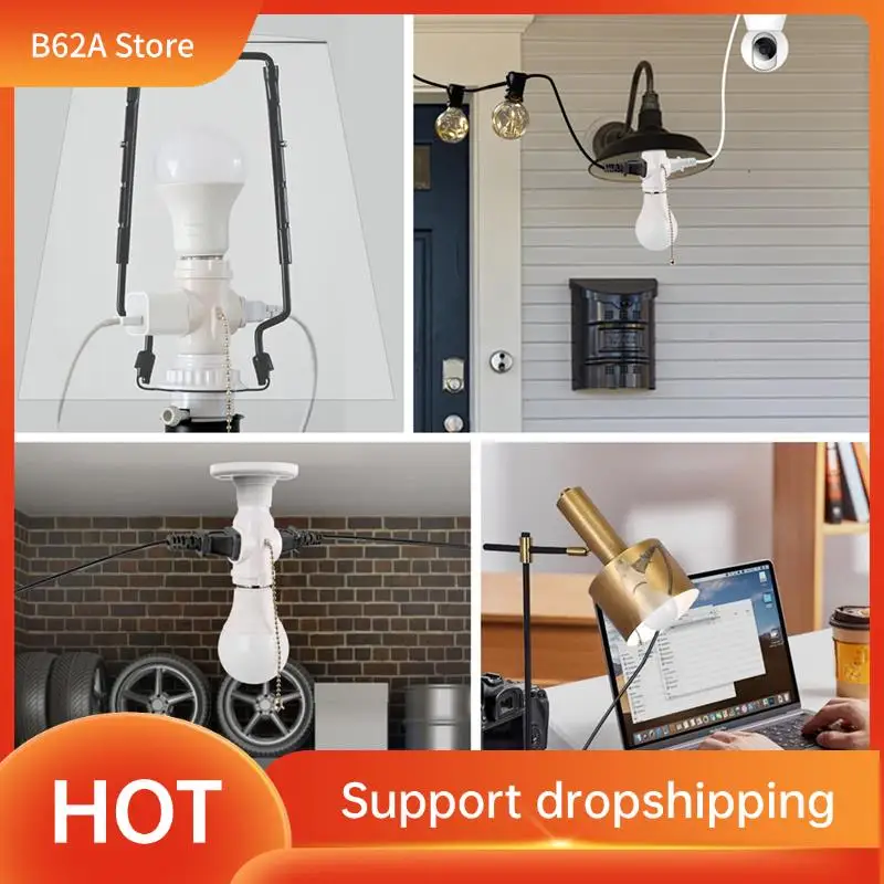 B62A 2 Outlet Light Socket Adapter,E26 Bulb Socket To Outlet Splitter,Convert Medium Screw Socket Into A Socket 2 Outlets 2Pc
B62A 2 Outlet Light Socket Adapter,E26 Bulb Socket To Outlet Splitter,Convert Medium Screw Socket Into A Socket 2 Outlets 2Pc