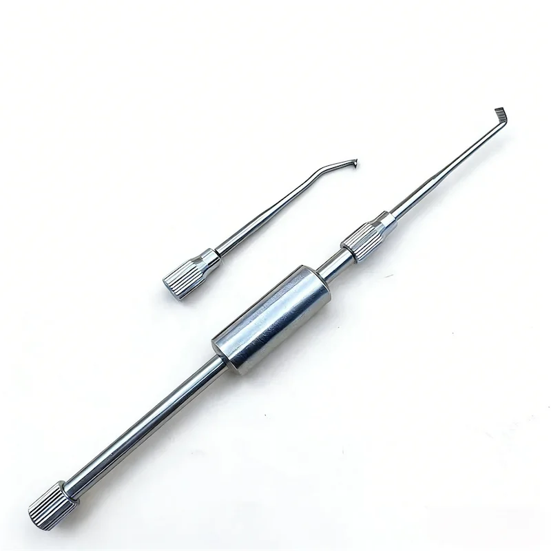 Dental Crown Remover 2 In 1 Stainless Steel Double Ended Tool For Dental Clinic Crown Bridge Removal
Dental Crown Remover 2 In 1 Stainless Steel Double Ended Tool For Dental Clinic Crown Bridge Removal