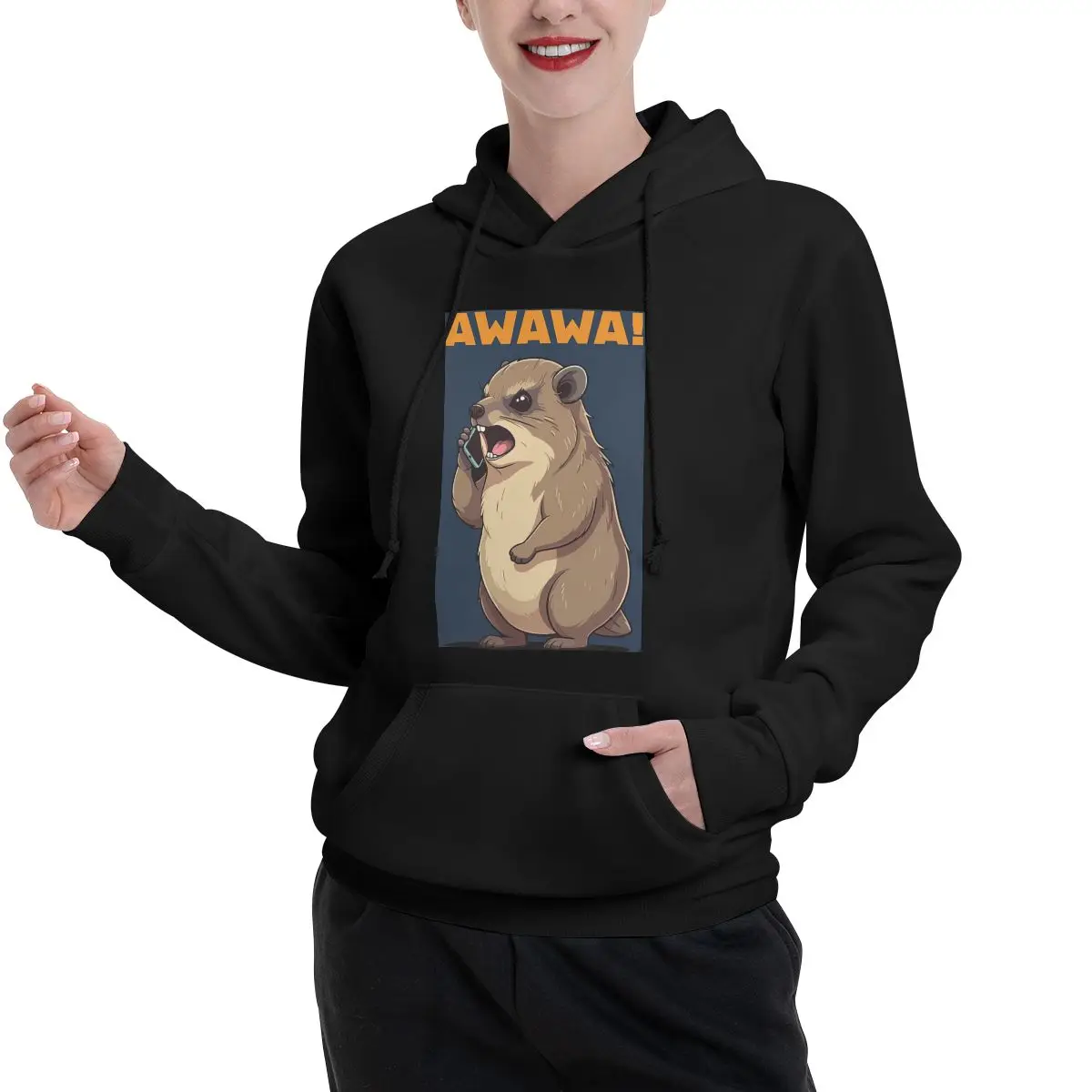 Rock Hyrax Awawa On Phone Groundhog Dassi Couple Hoodies Men Women Casual Pullover Sweatshirts Long Sleeve Autumn Winter
Rock Hyrax Awawa On Phone Groundhog Dassi Couple Hoodies Men Women Casual Pullover Sweatshirts Long Sleeve Autumn Winter