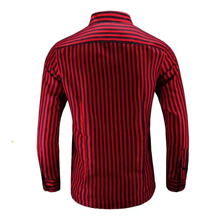 Autumn Faion Large Size Long Sve irt Men's Striped Turn-down Collar Cotton Sunscreen Treaent Urban Sle Commute Wind
Autumn Faion Large Size Long Sve irt Men's Striped Turn-down Collar Cotton Sunscreen Treaent Urban Sle Commute Wind