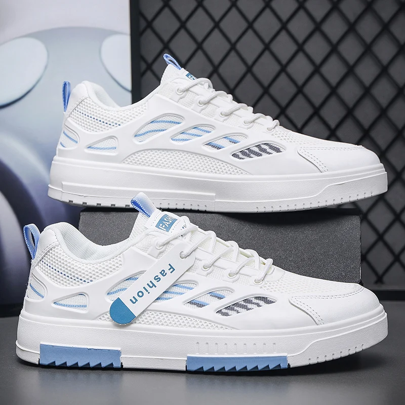 Men's shoes breathable thin mesh shoes trend casual shoes sports fashion small white shoes.
Men's shoes breathable thin mesh shoes trend casual shoes sports fashion small white shoes.