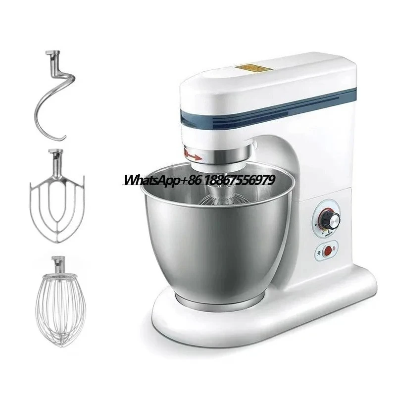 Commercial 7 Litre Large Capacity Mixing Machine Baking Equipment Cake Bread Food Stand Dough Mixer for Bakery
Commercial 7 Litre Large Capacity Mixing Machine Baking Equipment Cake Bread Food Stand Dough Mixer for Bakery