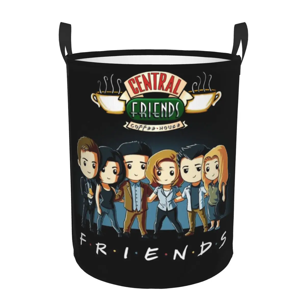 Custom Central Perk Making Friends Laundry Hamper Large Clothes Storage Basket Funny Cartoon Friends TV Show Toys Bin Organizer
Custom Central Perk Making Friends Laundry Hamper Large Clothes Storage Basket Funny Cartoon Friends TV Show Toys Bin Organizer