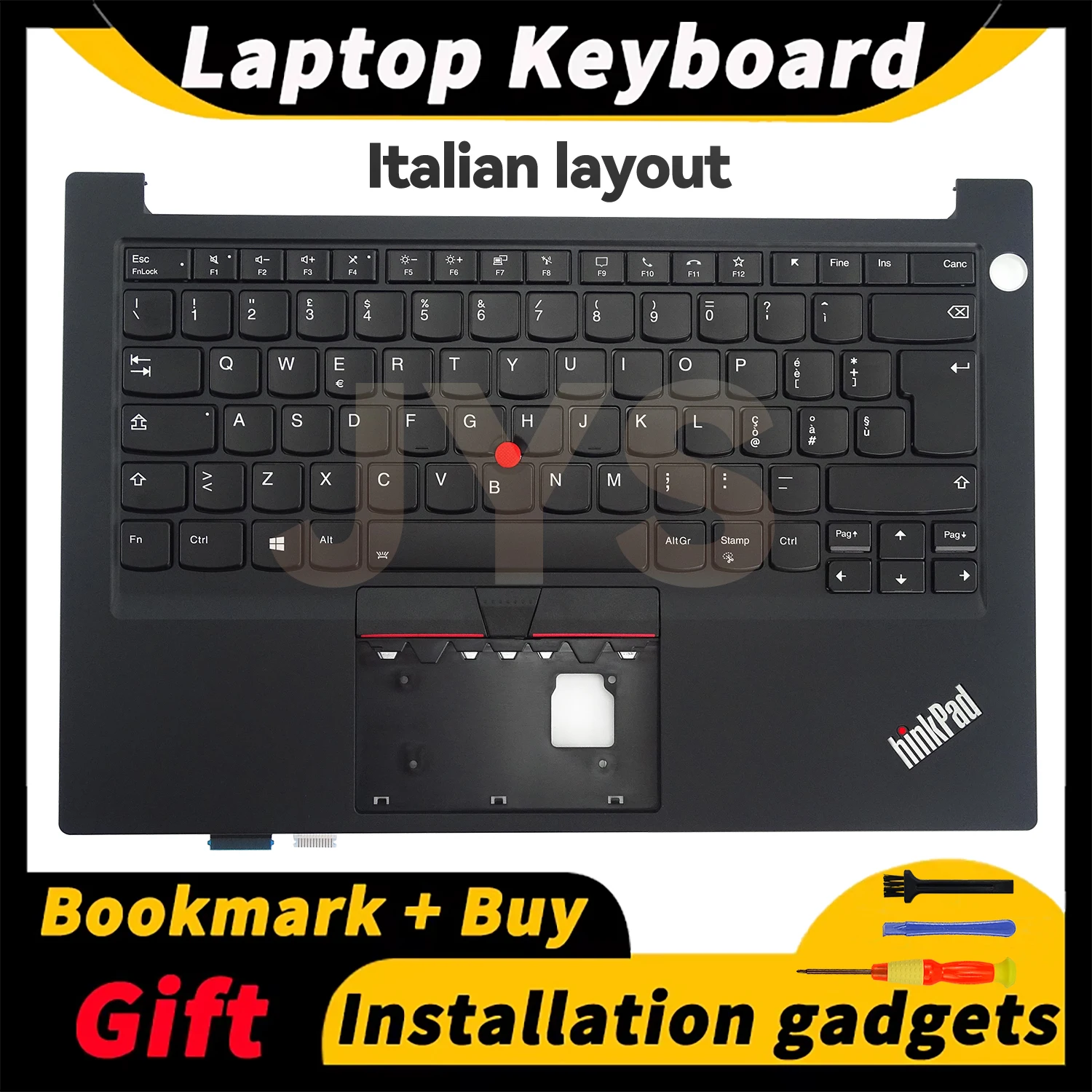 Подходит для Lenovo ThinkPad E14 Gen2 C-Cover с клавиатурой и подсветкой, итальянская раскладка, отверстие для отпечатков пальцев 5M10Z27374
Подходит для Lenovo ThinkPad E14 Gen2 C-Cover с клавиатурой и подсветкой, итальянская раскладка, отверстие для отпечатков пальцев 5M10Z27374