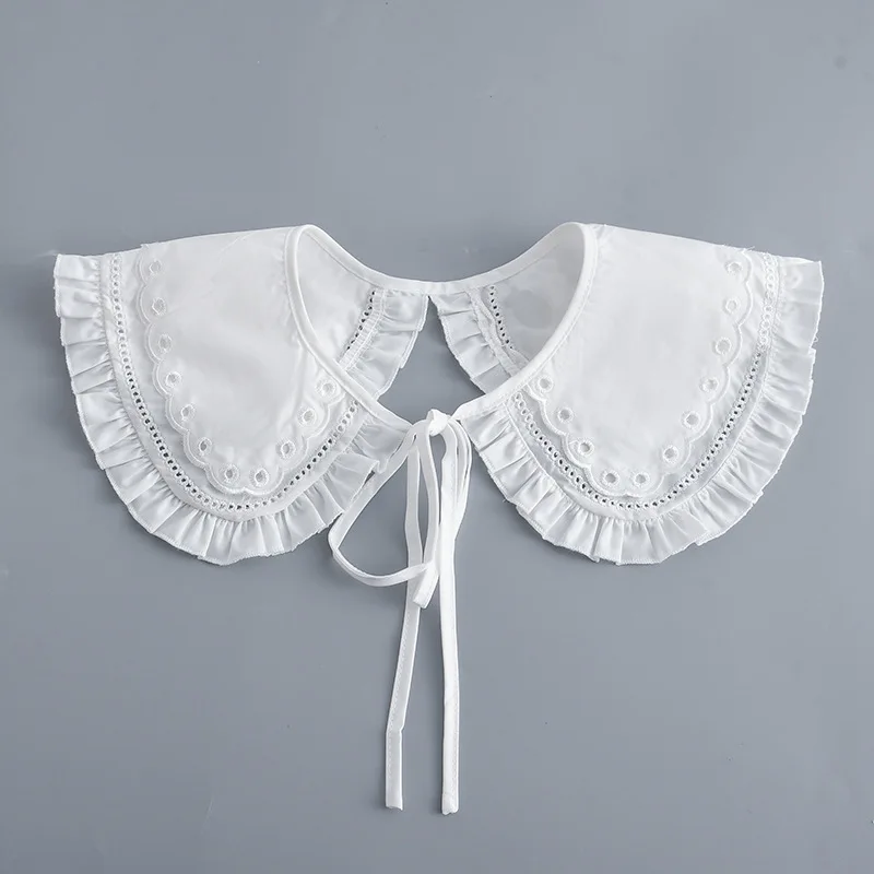 Korean Fake Collar Shawl Women Sweet Shirt Detachable Collar Embroidery Small Cape Girls Summer False Collar Decorative
Korean Fake Collar Shawl Women Sweet Shirt Detachable Collar Embroidery Small Cape Girls Summer False Collar Decorative