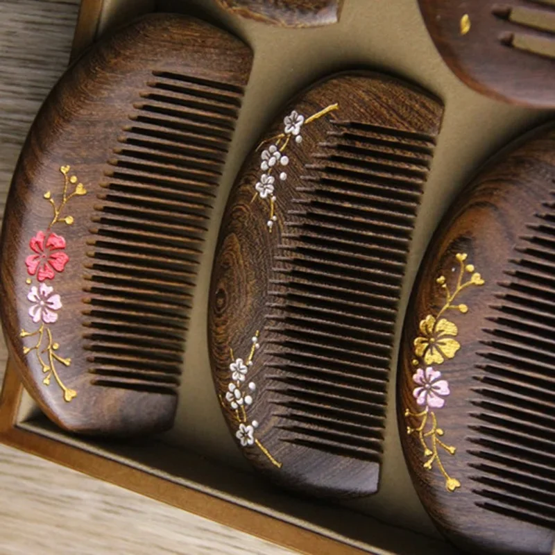 Children Baby Gold Sandalwood Small Comb Wood Structure Fine Tooth Hair Comb Anti-Static Head Acupuncture Point Massage Gift
Children Baby Gold Sandalwood Small Comb Wood Structure Fine Tooth Hair Comb Anti-Static Head Acupuncture Point Massage Gift