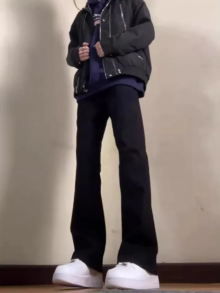 Slim Fit Stretchy Soft Bla Denim Jeans Men's Cleanfit Straight Leg Knife Flared Pants American Vibe Casual Trousers
Slim Fit Stretchy Soft Bla Denim Jeans Men's Cleanfit Straight Leg Knife Flared Pants American Vibe Casual Trousers