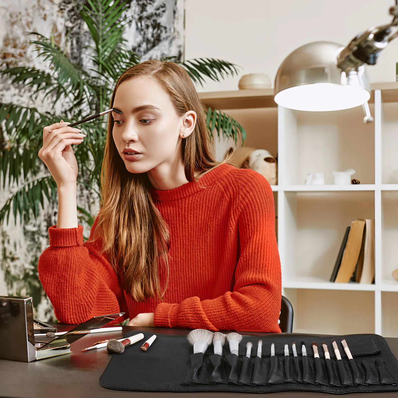 15Pcs Makeup Brush Pouch PU Bag Travel Friendly Lightweight Foldable Large Capacity Organizer Case
15Pcs Makeup Brush Pouch PU Bag Travel Friendly Lightweight Foldable Large Capacity Organizer Case