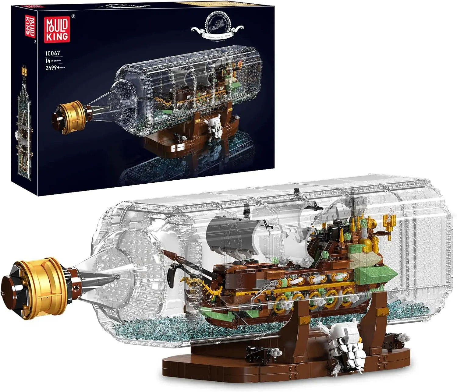 MOULD KING 10067 Ship in Bottle the Flying Dutchman Pirate Ship Building Blocks Home Decoration Toys Gift
MOULD KING 10067 Ship in Bottle the Flying Dutchman Pirate Ship Building Blocks Home Decoration Toys Gift