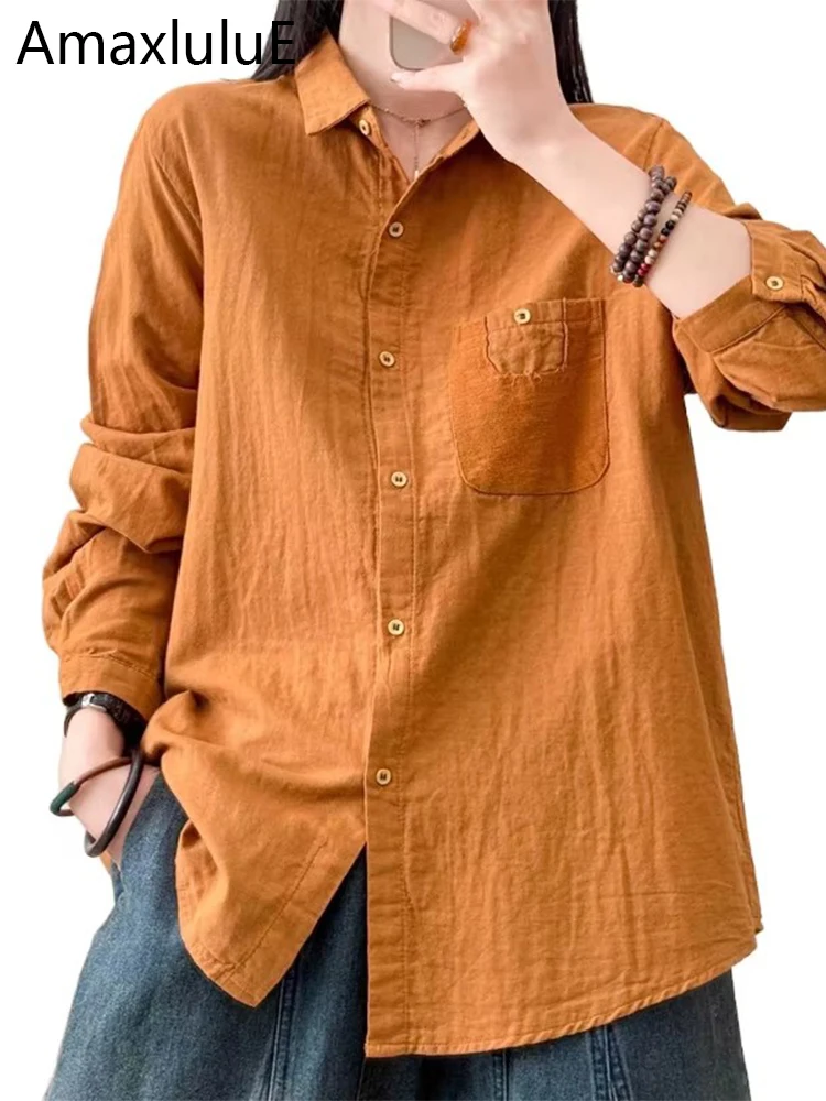Amax luluE Japanese Fashion Tops Womens Spring Classic Casual Shirts Ladies Loose Vintage Harajuku Cotton Blouses Luxury Clothes
Amax luluE Japanese Fashion Tops Womens Spring Classic Casual Shirts Ladies Loose Vintage Harajuku Cotton Blouses Luxury Clothes