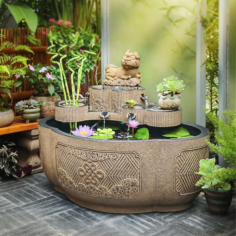 ornament Chinese outdoor circulating water fountain water landscaping arrangement circulating water
ornament Chinese outdoor circulating water fountain water landscaping arrangement circulating water