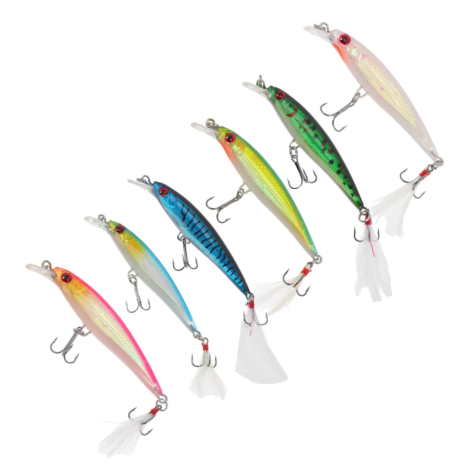 6pcs Reusable Sinking Bait Artificial Lure Kit Small Sinking Gear Abs Fishing Equipment Swimbait Accessories
6pcs Reusable Sinking Bait Artificial Lure Kit Small Sinking Gear Abs Fishing Equipment Swimbait Accessories