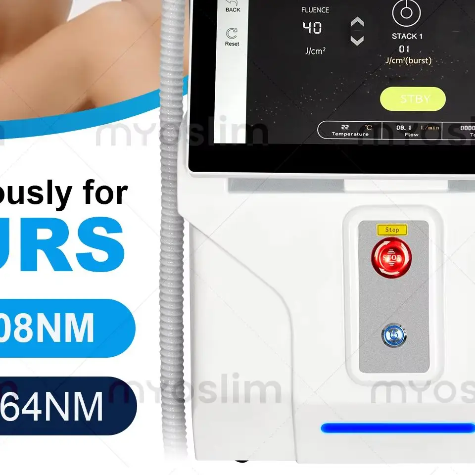 Myoslim 5000W FAC 4 Wavelength 755 808 940 1064Nm 2 In 1 Diode Laser Picosecond Hair Removal Tattoo Removal Beauty Equipment
Myoslim 5000W FAC 4 Wavelength 755 808 940 1064Nm 2 In 1 Diode Laser Picosecond Hair Removal Tattoo Removal Beauty Equipment