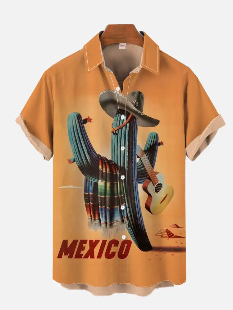 2026 Men's Fashion Hawaiian Shirt Mexican Style Colorful Graffiti Art Printed Short Sleeve Shirt Simple Design Harajuku Clothing
2026 Men's Fashion Hawaiian Shirt Mexican Style Colorful Graffiti Art Printed Short Sleeve Shirt Simple Design Harajuku Clothing