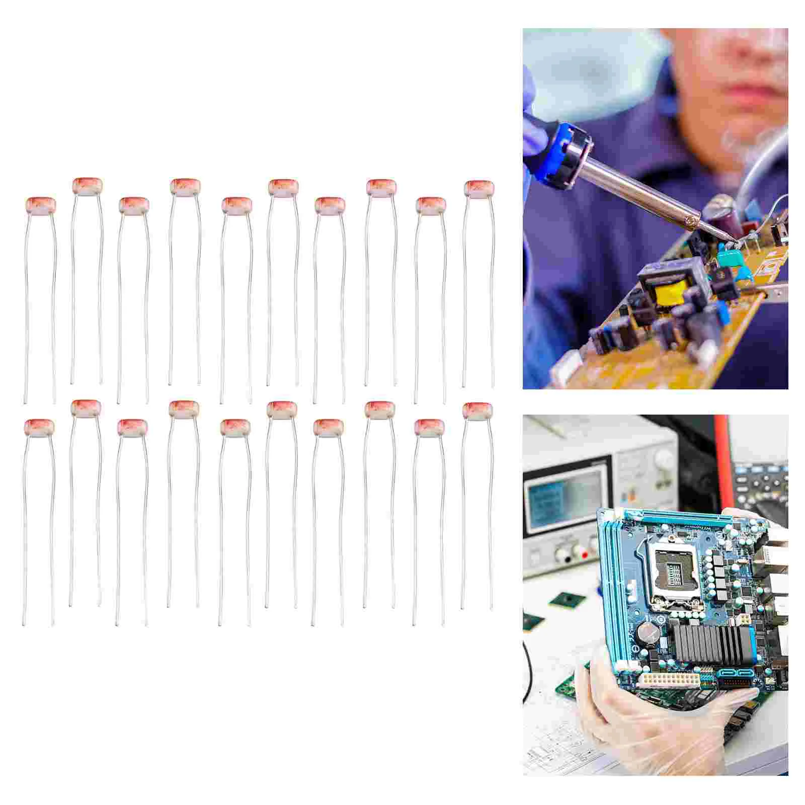 20 Pcs Photoresistor GL5537 Photo Resistors Light-Dependent GL5537 Photoresistor Light-Dependent Photoresistor
20 Pcs Photoresistor GL5537 Photo Resistors Light-Dependent GL5537 Photoresistor Light-Dependent Photoresistor