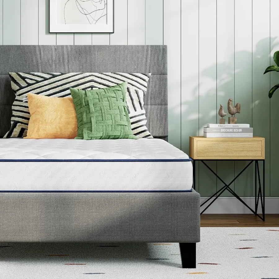 Twin XL Mattress 6 Inch Foam and Spring Hybrid Mattress for Restful Sleep Medium Firm CertiPUR-US Certified Foam and Steel Coil
Twin XL Mattress 6 Inch Foam and Spring Hybrid Mattress for Restful Sleep Medium Firm CertiPUR-US Certified Foam and Steel Coil