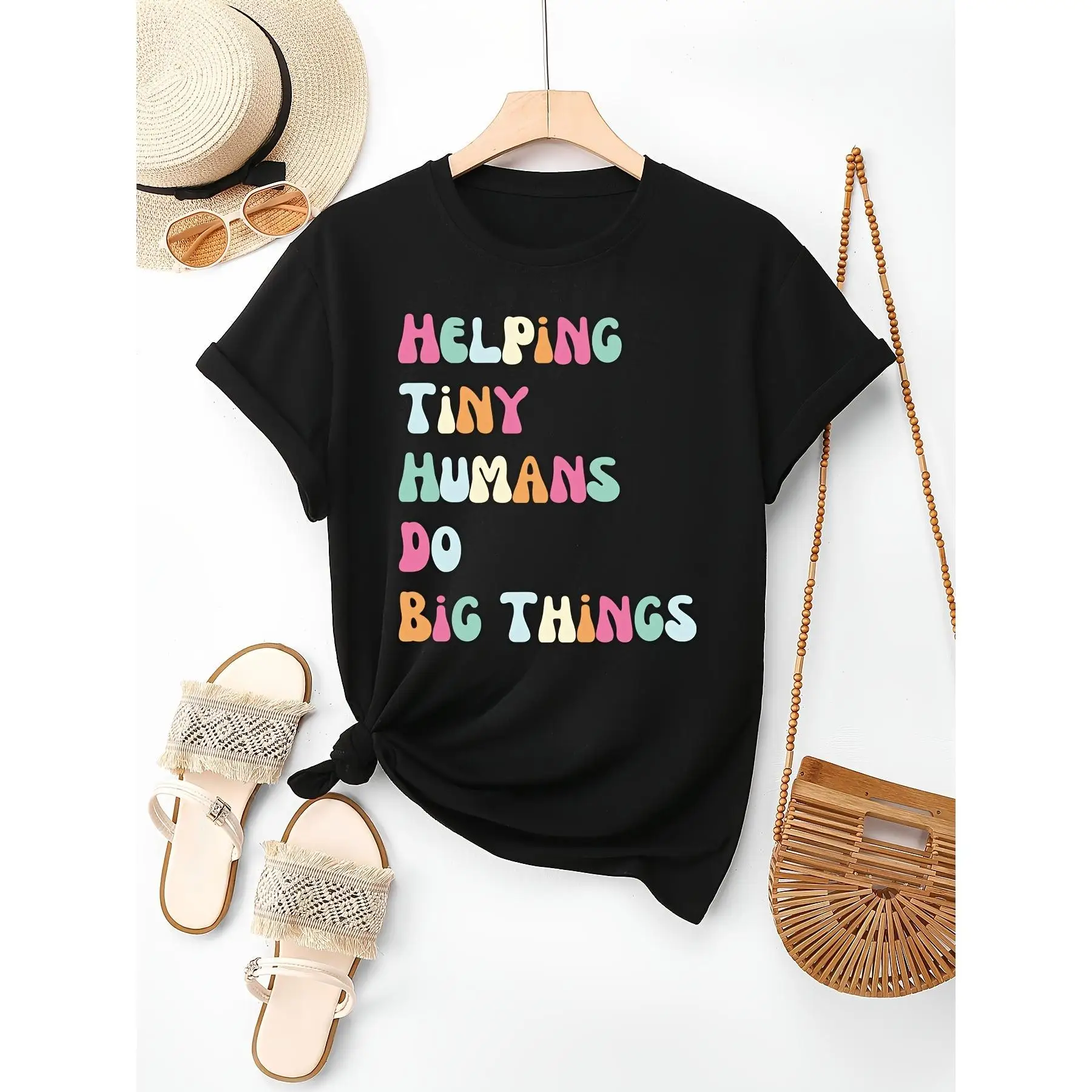 Helping Tiny Humans Do Big Things T-shirt Teacher Gift Daycare Provider Retro Women Tee
Helping Tiny Humans Do Big Things T-shirt Teacher Gift Daycare Provider Retro Women Tee
