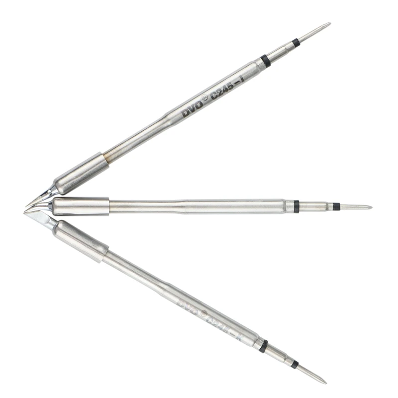 DVO 3Pcs Universal For JBC C245 Soldering Iron Tips Welding Nozzle Grip Compatible C245-029 C245-030 Types For Solder Station
DVO 3Pcs Universal For JBC C245 Soldering Iron Tips Welding Nozzle Grip Compatible C245-029 C245-030 Types For Solder Station