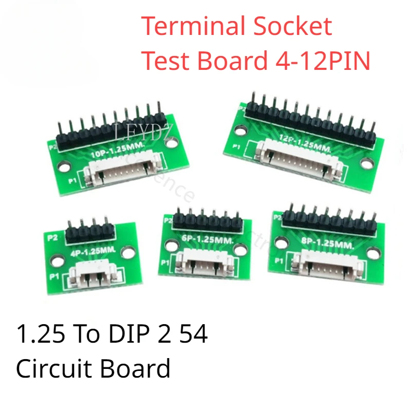 1pcs 1.25 To Dip 2 54mm Circuit Board 1.25mm Spacing Horizontal Paste Terminal Socket Test Board 4P 6P 8P 10P 12P Adapter Board
1pcs 1.25 To Dip 2 54mm Circuit Board 1.25mm Spacing Horizontal Paste Terminal Socket Test Board 4P 6P 8P 10P 12P Adapter Board