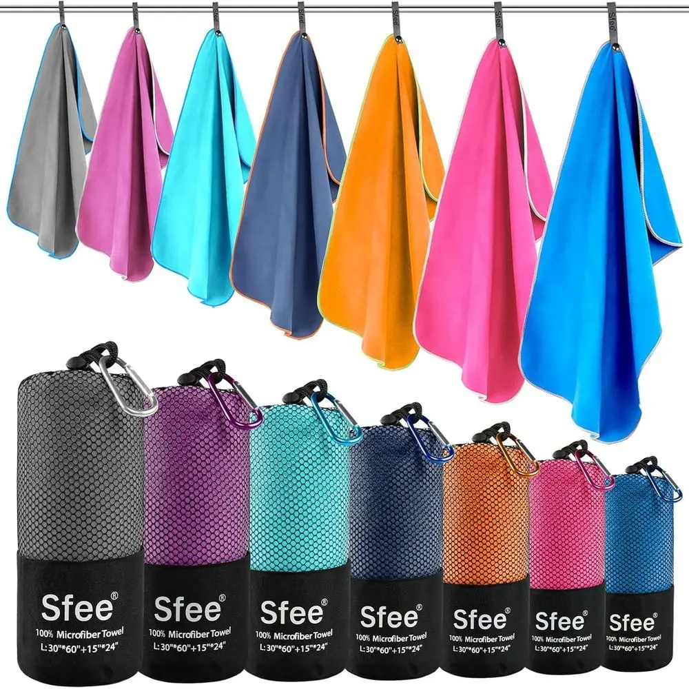 Compact Large Absorbent Travel Towel - Quick Dry, Lightweight for Beach, Gym, Hiking, and More
Compact Large Absorbent Travel Towel - Quick Dry, Lightweight for Beach, Gym, Hiking, and More