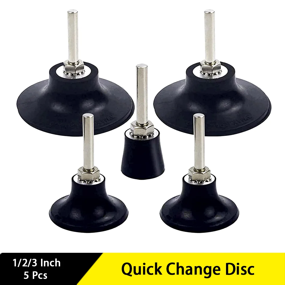 1/2/3 Inch Quick Change Disc with 1/4" Shank 5 Pcs for Die Grinder Accessories Polishing Grinding Round Rotating Tools
1/2/3 Inch Quick Change Disc with 1/4" Shank 5 Pcs for Die Grinder Accessories Polishing Grinding Round Rotating Tools