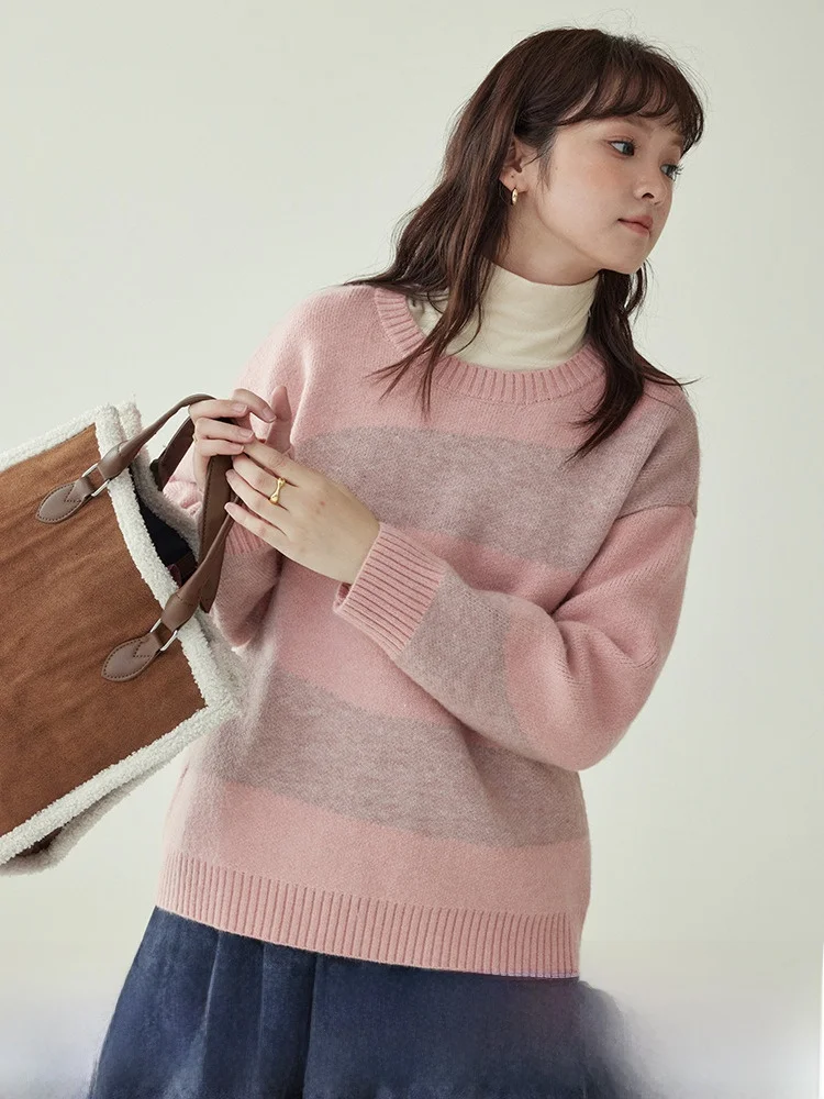 AMUU оригинальный сладкий цвет Blo Long Sve вязаный свитер женский свободный возрастной топ для поездок на работу осень новое поступление
AMUU оригинальный сладкий цвет Blo Long Sve вязаный свитер женский свободный возрастной топ для поездок на работу осень новое поступление