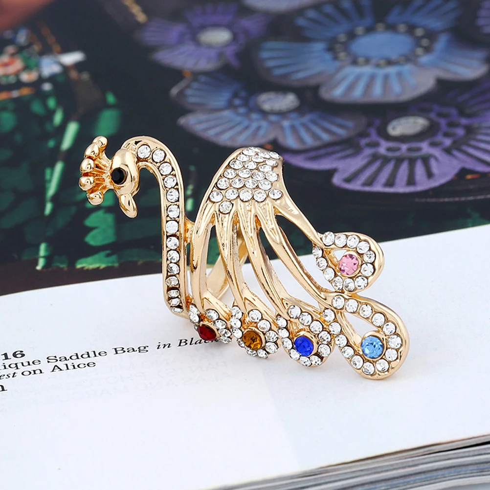 Elegant Peacock Rhinestone Ring for Women Vintage Style Durable Perfect Gift Wedding Party Dating Colorful Design Women Rings
Elegant Peacock Rhinestone Ring for Women Vintage Style Durable Perfect Gift Wedding Party Dating Colorful Design Women Rings