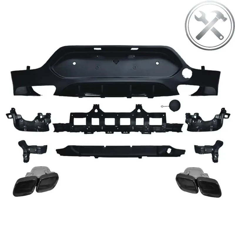 GLC Class W253 C253 Coupe Rear Diffuser Rear Lip Exterior Aero Accessories Upgrade Style 2016-2019
GLC Class W253 C253 Coupe Rear Diffuser Rear Lip Exterior Aero Accessories Upgrade Style 2016-2019