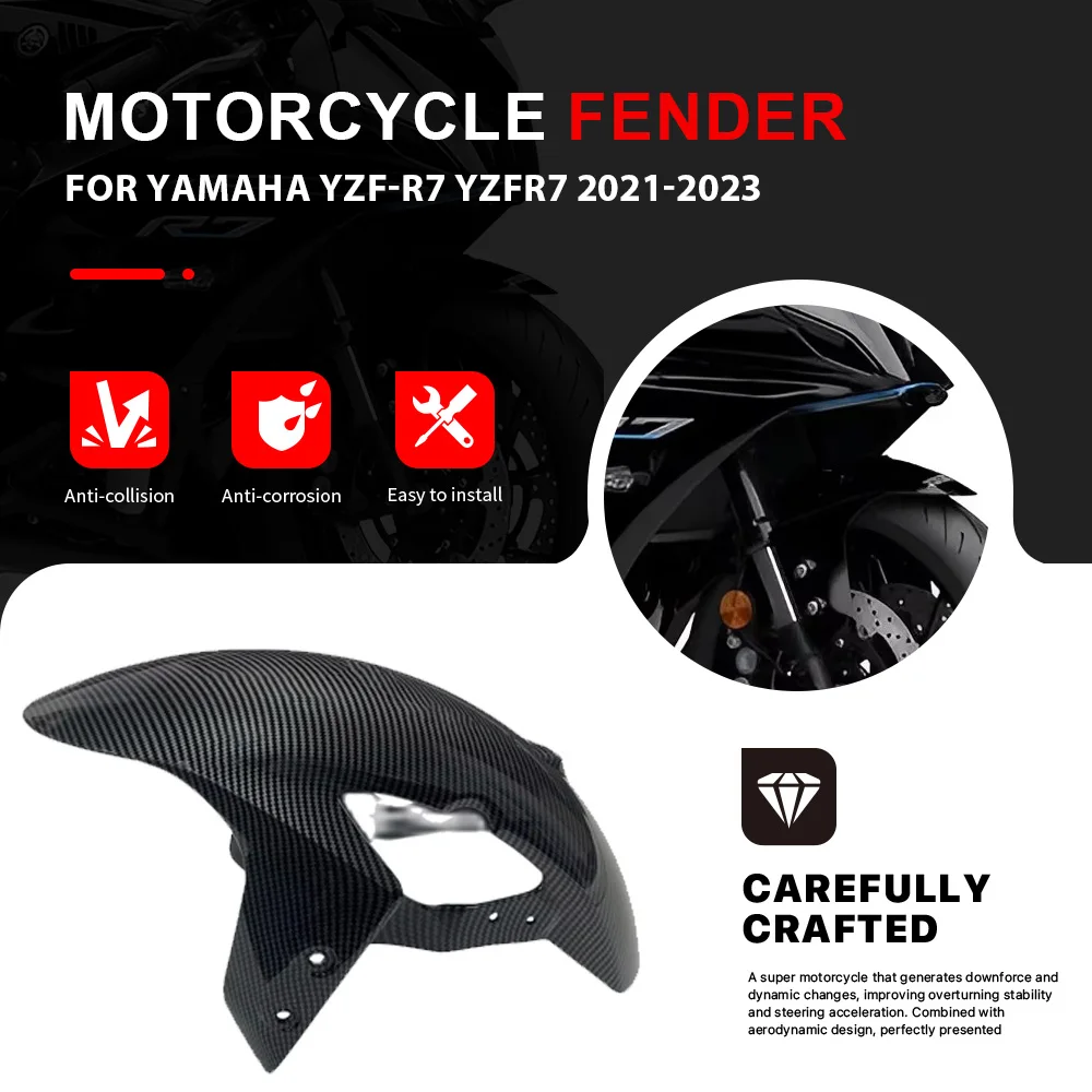 Motorcycle Front Fender Mudguard Cover Fairing For Yamaha YZF-R7 YZFR7 2021-2023 ABS Mud Flap Guard Splash Guard Wheel Guard
Motorcycle Front Fender Mudguard Cover Fairing For Yamaha YZF-R7 YZFR7 2021-2023 ABS Mud Flap Guard Splash Guard Wheel Guard