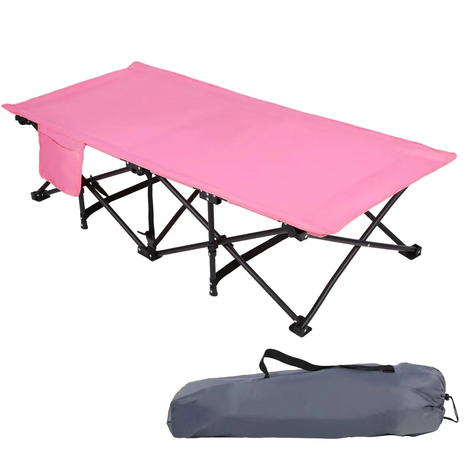 Extra Long Kids Cot for Sleeping 2-7 Years, Portable Travel Toddler Cot Bed with Carry Bag, Lightweight for Indoor Outdoor Home, Pink 53''x26''
Extra Long Kids Cot for Sleeping 2-7 Years, Portable Travel Toddler Cot Bed with Carry Bag, Lightweight for Indoor Outdoor Home, Pink 53''x26''