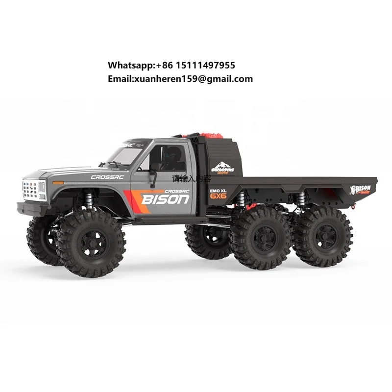 CROSSRC EMO XL 1/8 6X6 Electric RC Car 6WD Off Road Rock Crawler Remote Control Truck for 14+ Years up Adults
CROSSRC EMO XL 1/8 6X6 Electric RC Car 6WD Off Road Rock Crawler Remote Control Truck for 14+ Years up Adults