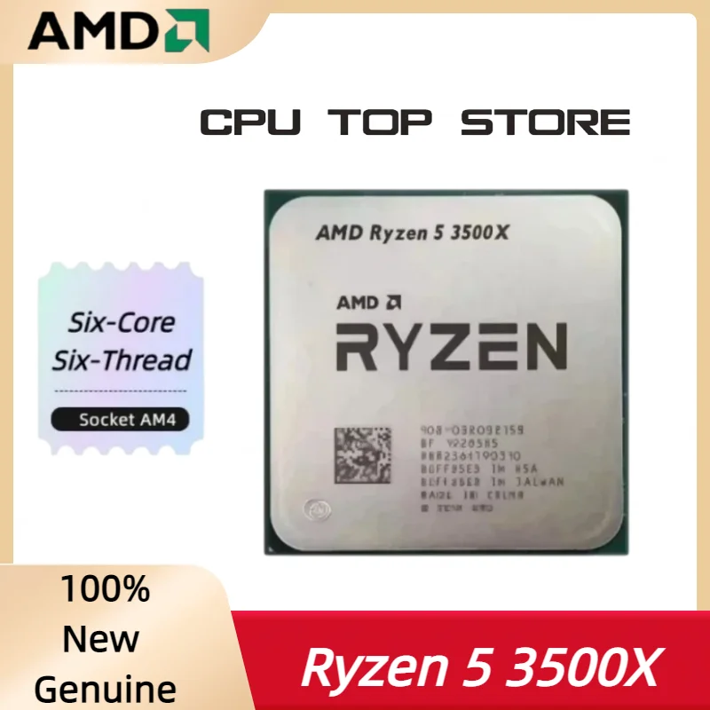 AMD R5 3500X Advanced 7NM Process CPU 3.6GHz Six Core Six Thread 32M Large Cache 65W AM4 Gaming Desktop Chip
AMD R5 3500X Advanced 7NM Process CPU 3.6GHz Six Core Six Thread 32M Large Cache 65W AM4 Gaming Desktop Chip