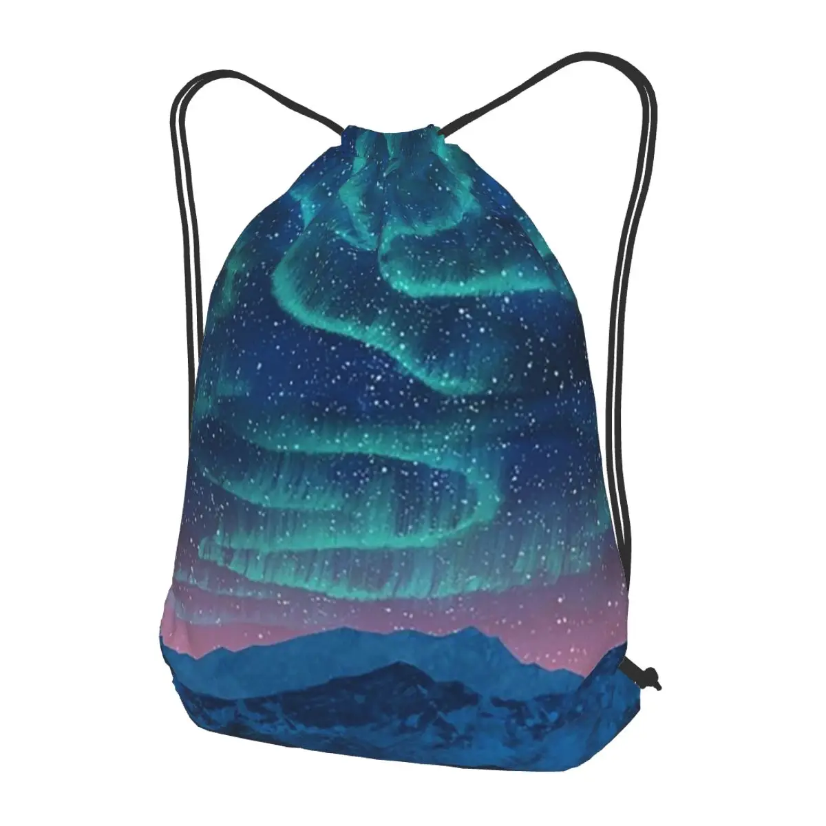 Aurora Borealis Over Mountain Backpacks Fashion Drawstring Bags Storage Bag Book Bags for Travel School
Aurora Borealis Over Mountain Backpacks Fashion Drawstring Bags Storage Bag Book Bags for Travel School