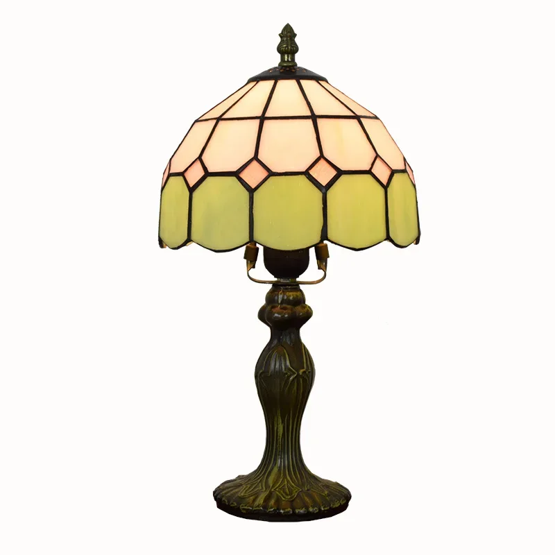 Mediterranean green pastoral, simple guest restaurant bar bedroom, bedside lamp night light 20CM 
Mediterranean green pastoral, simple guest restaurant bar bedroom, bedside lamp night light 20CM