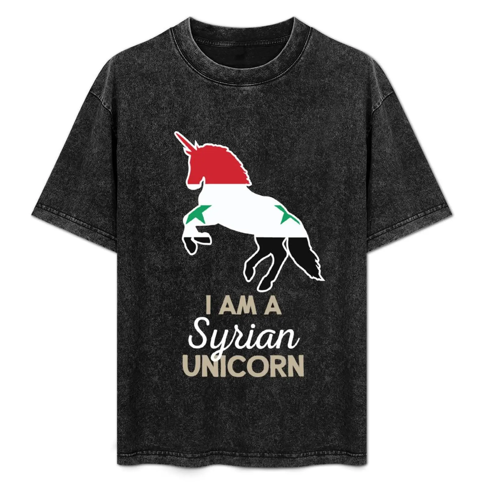 Syria Flag Syrian Unicorn T-Shirt Art Pattern Printed Casual Top
Syria Flag Syrian Unicorn T-Shirt Art Pattern Printed Casual Top