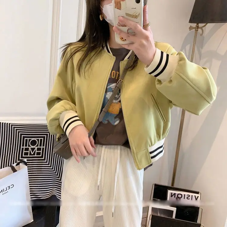 Station Short Baseball Uniform Jacket for Women New Spring and Autumn Fashion Versatile Casual Sports Jacket Cardigan Trend
Station Short Baseball Uniform Jacket for Women New Spring and Autumn Fashion Versatile Casual Sports Jacket Cardigan Trend