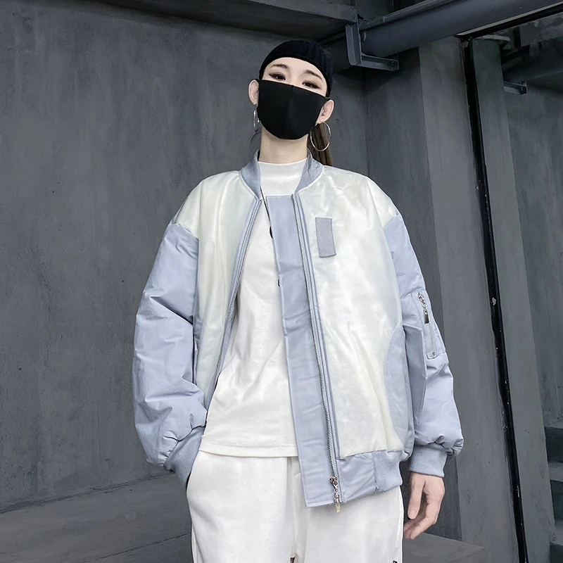 M-Home Original Design Baseball Cotton Jaet Patchwork Winter Clothes Women's ort Version Street Sle Zipper Closure Loos...
M-Home Original Design Baseball Cotton Jaet Patchwork Winter Clothes Women's ort Version Street Sle Zipper Closure Loos...