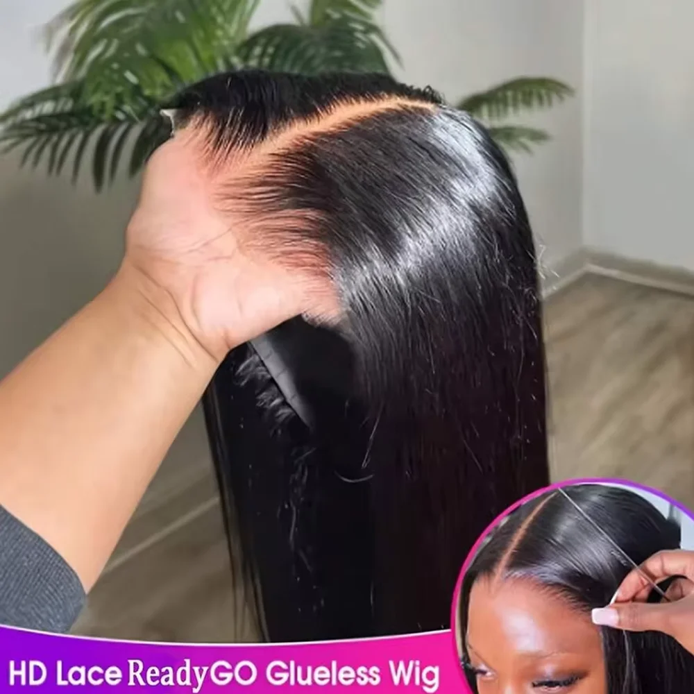 42 Inch 13X6 Wear And Go Straight Glueless Wig Pre-Cut Lace Wig Preplucked Brazilian Straight Human Hair Wig For Women Choice Pre Plucked With Baby Hair Natural Color For Women 26 Inch
42 Inch 13X6 Wear And Go Straight Glueless Wig Pre-Cut Lace Wig Preplucked Brazilian Straight Human Hair Wig For Women Choice Pre Plucked With Baby Hair Natural Color For Women 26 Inch